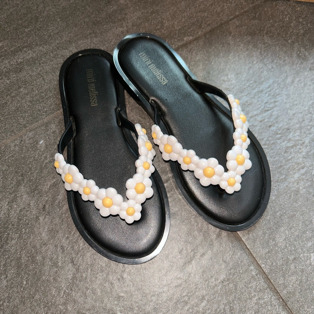 Mini Melissa Daisy Sandals size 13